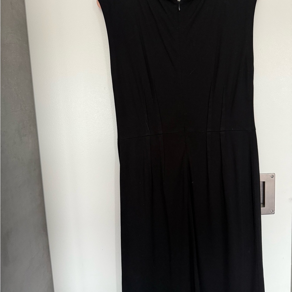 Anne Taylor Loft Elegant Black Sleeveless Dress - Picture 4 of 5